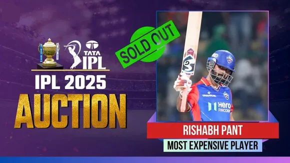 Rishabh Pant Becomes Most Expensive Player To Sold at IPL, Goes For LSG at 27 Crores !