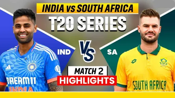 IND VS SA 2nd T20: India Lost by Three Wickets in The Second T-20