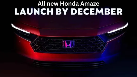 Design Sketch of Third Generation New Honda Amaze Released