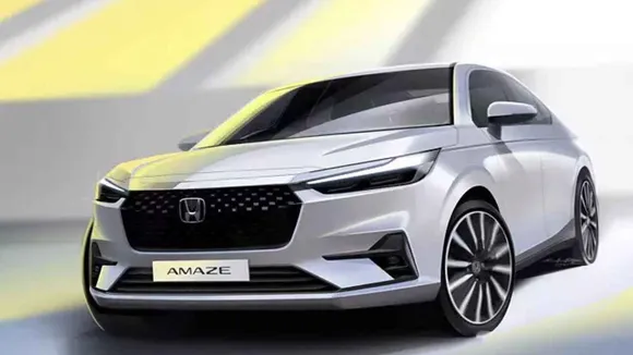 Design Sketch of Third Generation New Honda Amaze Released