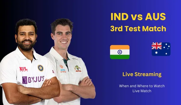 IND vs AUS 3rd Test Live Streaming: When and Where to Watch Live Match