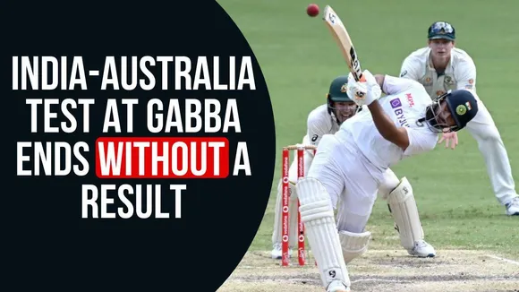India and Australia Test at Gabba Ends Without a Result