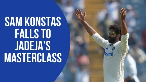 Ravindra Jadeja Stuns Sam Konstas with Brilliant Off-Spin in Border Gavaskar Trophy