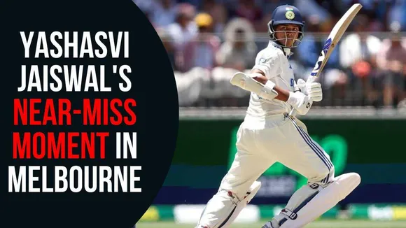 Yashasvi Jaiswal Near-Miss Moment in Melbourne