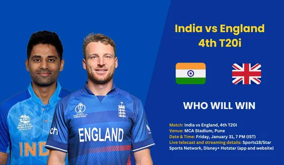 IND vs ENG 4th T20I Match Prediction: Who Will Win Today’s India vs England Clash?