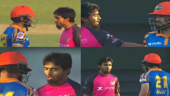 Mohammad Nawaz and Tanzim Hasan Sakib's Heated Argument During Bangladesh vs Pakistan Clash