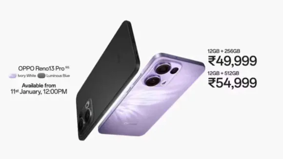 Oppo Reno 13 Pro Launched in India, Starting Price ₹49,999