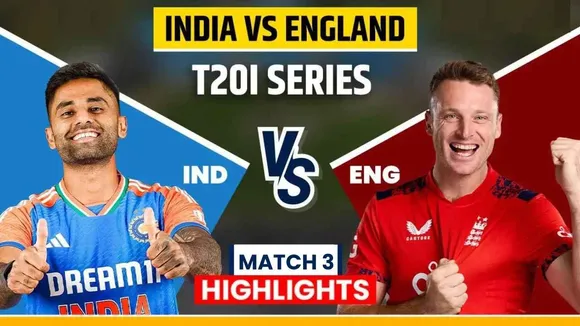 Ind vs Eng 3rd T20 Highlights: England Beat India by 26 Runs