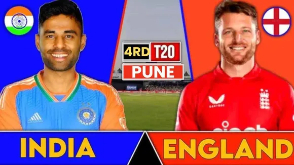 IND vs ENG 4th T20I: India Leads 2-1, Match in Pune Today