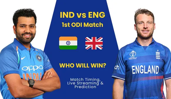 IND vs ENG 1st ODI: Who Will Win? Match Timing, Live Streaming & Prediction