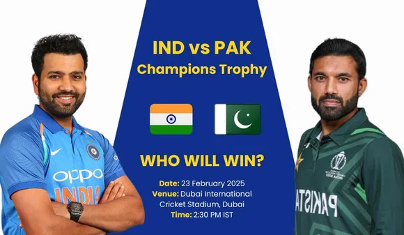 IND vs PAK Champions Trophy 2025: Match Date, Tickets, Squads, Live Streaming Details