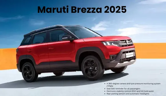 Maruti Brezza 2025 Launched: Price, Features & Safety Enhancements