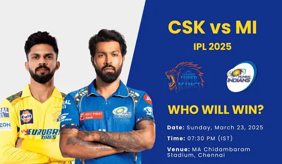 CSK vs MI IPL 2025: Fantasy Dream 11, Pitch Report, Playing XI & Live Streaming Details