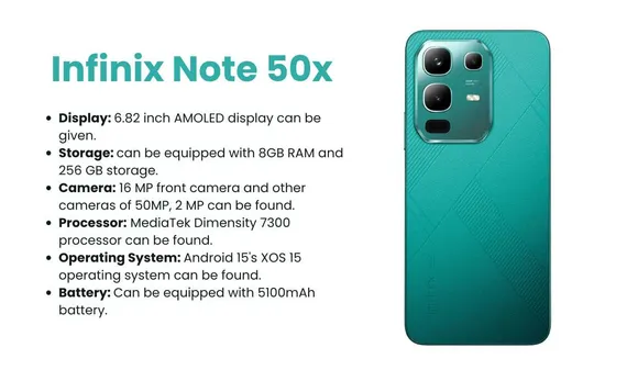 Infinix Note 50x India Launch: First Look, Specs & Design Details