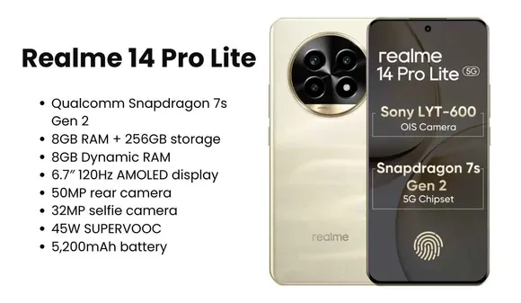 Realme 14 Pro Lite 5G Launch: Affordable 5G Smartphone with Premium Features