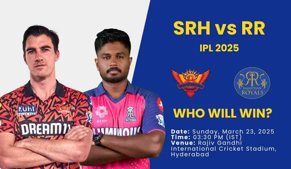 SRH vs RR IPL 2025: Head-to-Head, Dream 11 Team, Pitch Report and more..