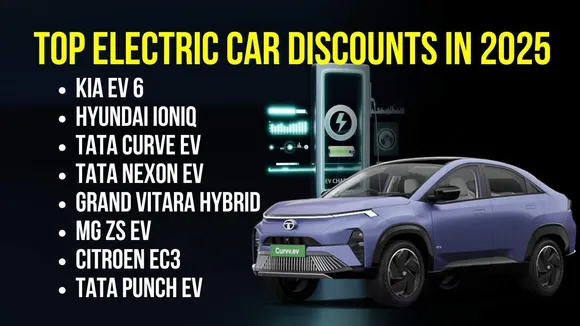 Top Electric Car Discounts in 2025: Kia, Tata, Hyundai & More
