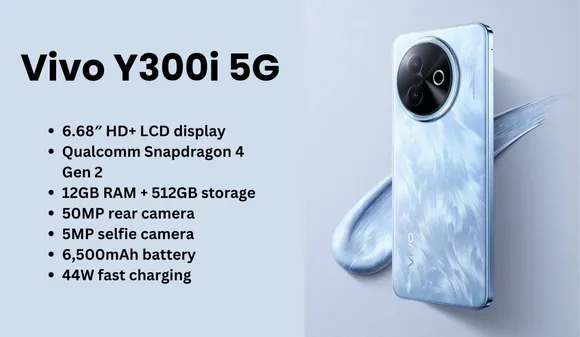 Vivo Y300i 5G to Launch on March 14: Price, and Specifications Revealed