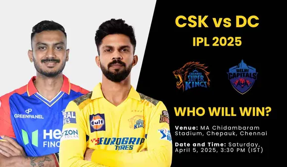 CSK vs DC IPL 2025: Dream11 Prediction, Match Preview, Head-to-Head & Playing XI