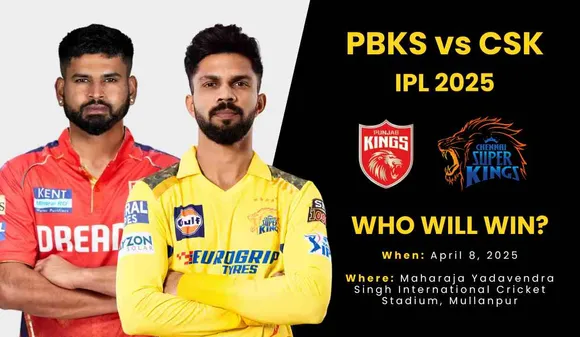 PBKS vs CSK IPL 2025 Match 22: Dream11 Prediction, Pitch Report, Playing XI and more