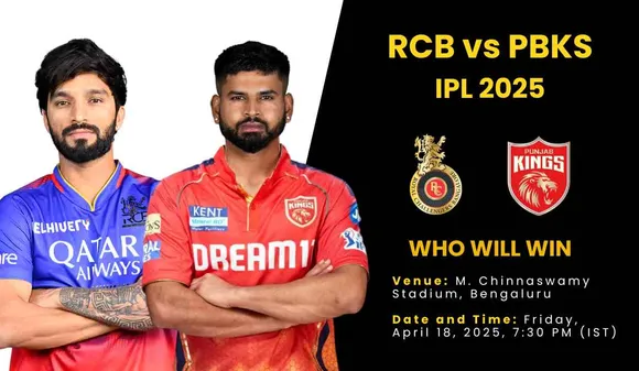 RCB vs PBKS Match 34 Prediction: Dream11, Playing XI, Pitch, Live Streaming