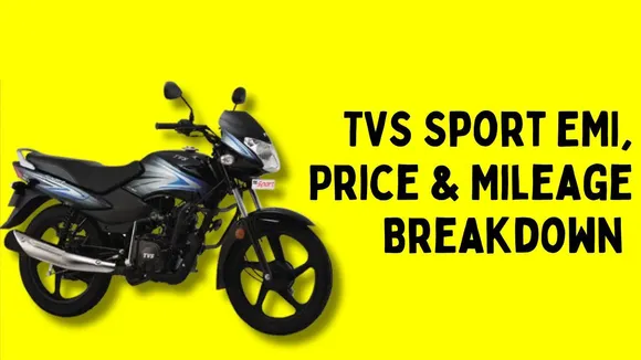 TVS Sport Bike: Price, EMI, Mileage & Full Buying Guide (2025)