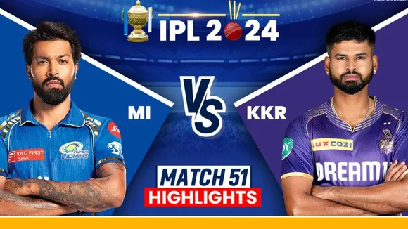 MI vs KKR IPL Highlights: Mumbai Clinches 8-Wicket Victory Over Kolkata
