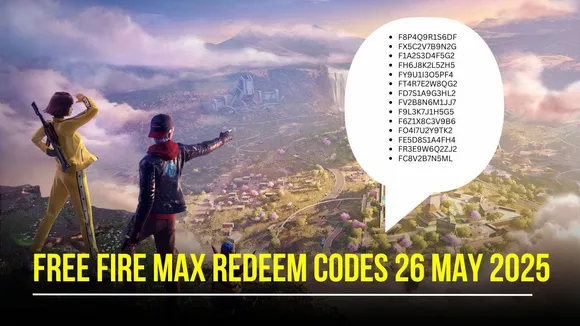 Free Fire Max Redeem Codes for Today (26 May 2025) – Get Free Skins & Diamonds