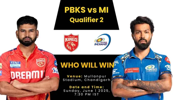 PBKS vs MI Qualifier 2 IPL 2025: Match Preview, Dream11, Playing 11