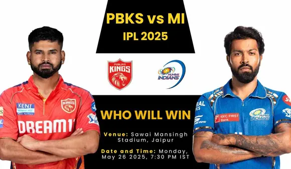 PBKS vs MI Match 69, IPL 2025: Dream11 Prediction, Playing XI, Pitch Report
