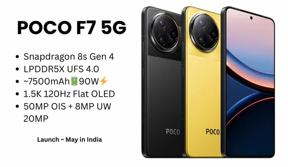 POCO F7 5G India Launch in May 2025: Price, Specs, Battery & More