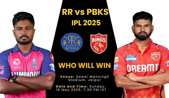 RR vs PBKS Match 59: Dream11 Prediction, Playing 11, Pitch & Weather