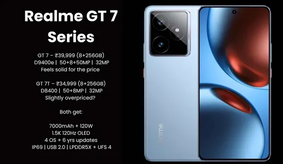 Realme GT 7 Series Launched in India Full Specs, Price & First Sale Details