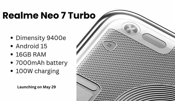 Realme Neo 7 Turbo Launching on May 29: Price Specification and More