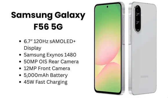 Samsung Galaxy F56 5G Launched: Price, Specifications, Offers & Features