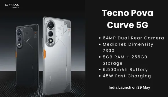 Tecno Pova Curve 5G India Launch on 29 May: Specs, Price & Features Revealed