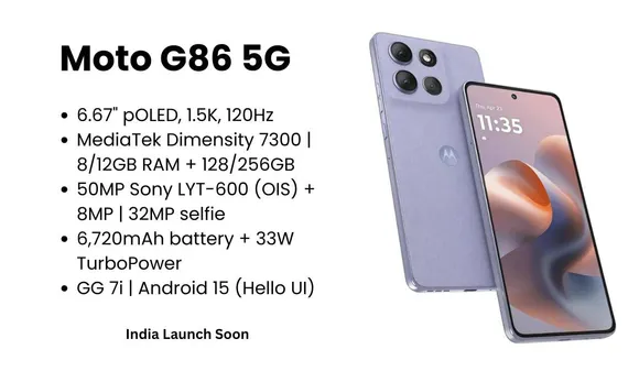 Moto G86 5G India Launch Soon Expected Specs, Price & Features