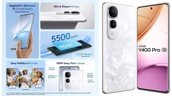Vivo Y400 Pro 5G Launched in India: Price, Specs, and First Sale Date