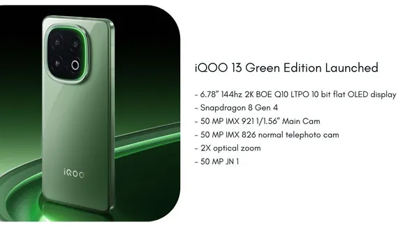 iQOO 13 Green Edition Launched: Price, Specs & Features Revealed