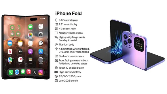Apple Foldable iPhone Launch Expected in 2026: Price, Specs & Leaks