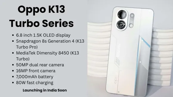 Oppo K13 Turbo Series 5G Launching in India Soon, Know Details