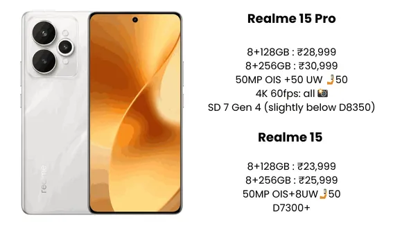Realme 15 Pro 5G and Realme 15 5G Launched in India: Know Everything