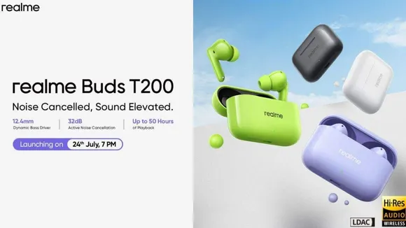 Realme Buds T200 Launched in India with ANC & 50-Hour Battery