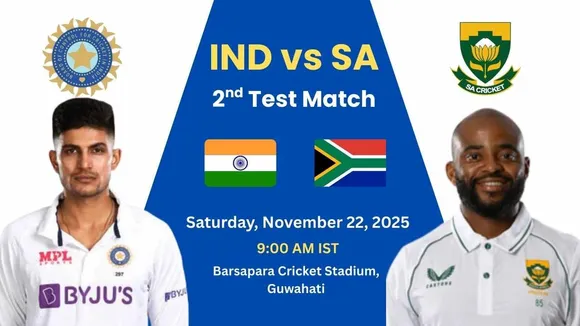 IND vs SA 2nd Test 2025: Pitch Report, Playing XI, Venue & Live Telecast