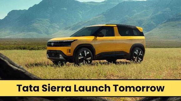 Tata Sierra Launch Tomorrow: Engine Specs, Features, Price, and Booking Details