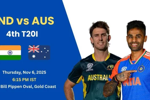 IND vs AUS 4th T20I 2025: Date, Time, Venue & Probable Playing XI