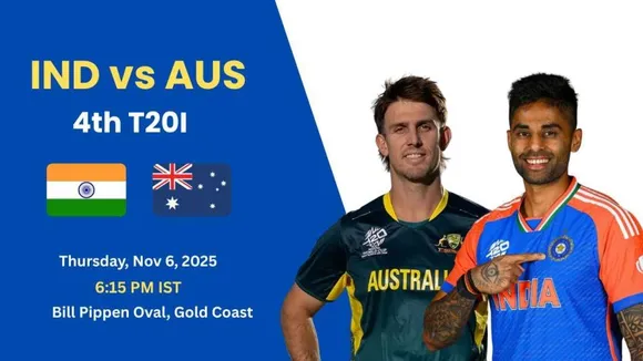 IND vs AUS 4th T20I: India Beat Australia by 48 Runs, Lead Series 2-1