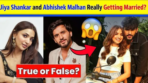 Jiya Shankar Denies Marriage Rumors with Abhishek Malhan