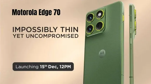 Motorola Edge 70 India Launch in December Know Details