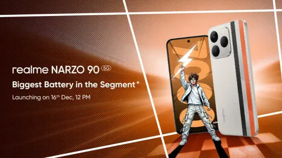 Realme Narzo 90 Series Launch on 16 December: Full Specs, Price, Colours & More